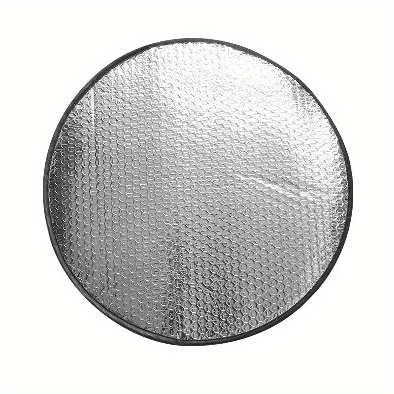 1PC Car Steering Wheel Sun Shade Cover, Universal Steer Wheel Sun Protection Heat Reflective Cover, Car Interior Accessories серебряный