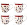 Set of 4 Toy's Delight Villeroy & Boch Mugs