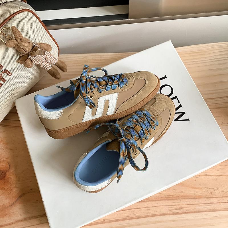 Inner Height Increase German Training Shoes Women's New Versatile Small Board Shoes Forrest Gump Shoes Platform Ballet Casual Sports Shoes