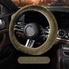 Winter Plush Universal Heated Steering Wheel Cover - Fashionable, Warm, Protective Car Interior Accessory