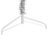 Artificial Half Christmas Tree Stand Slim Silver 210 cm