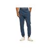 Adidas Solid Color Slim Fit Elastic Cuff Sweatpants Men Bottoms Blue HG3670