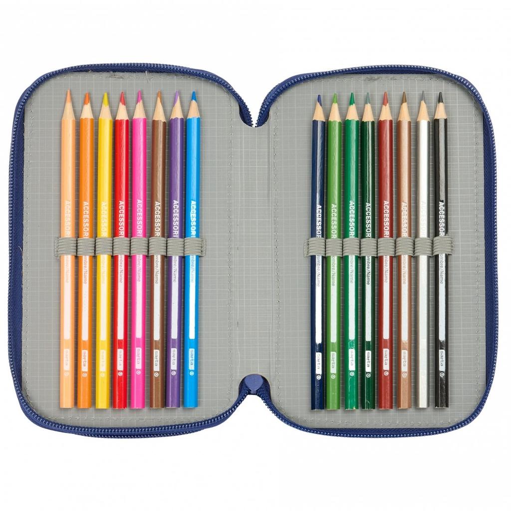 FC Barcelona Pencil Case with Equipment 412525857 Blue