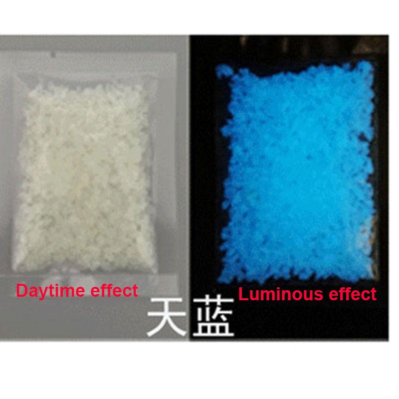 

DIY Luminous Glow Gravel Noctilucent Sand Romantic Sky Blue Fish Tank Aquarium Fluorescent Particles New Year Party Decoration 10g