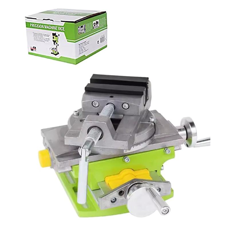 2 In 1 Milling Drilling Vise Swivel Base Compound Workbench Cross Workbench Precision Heavy Duty Cross Vise For Drilling Machine