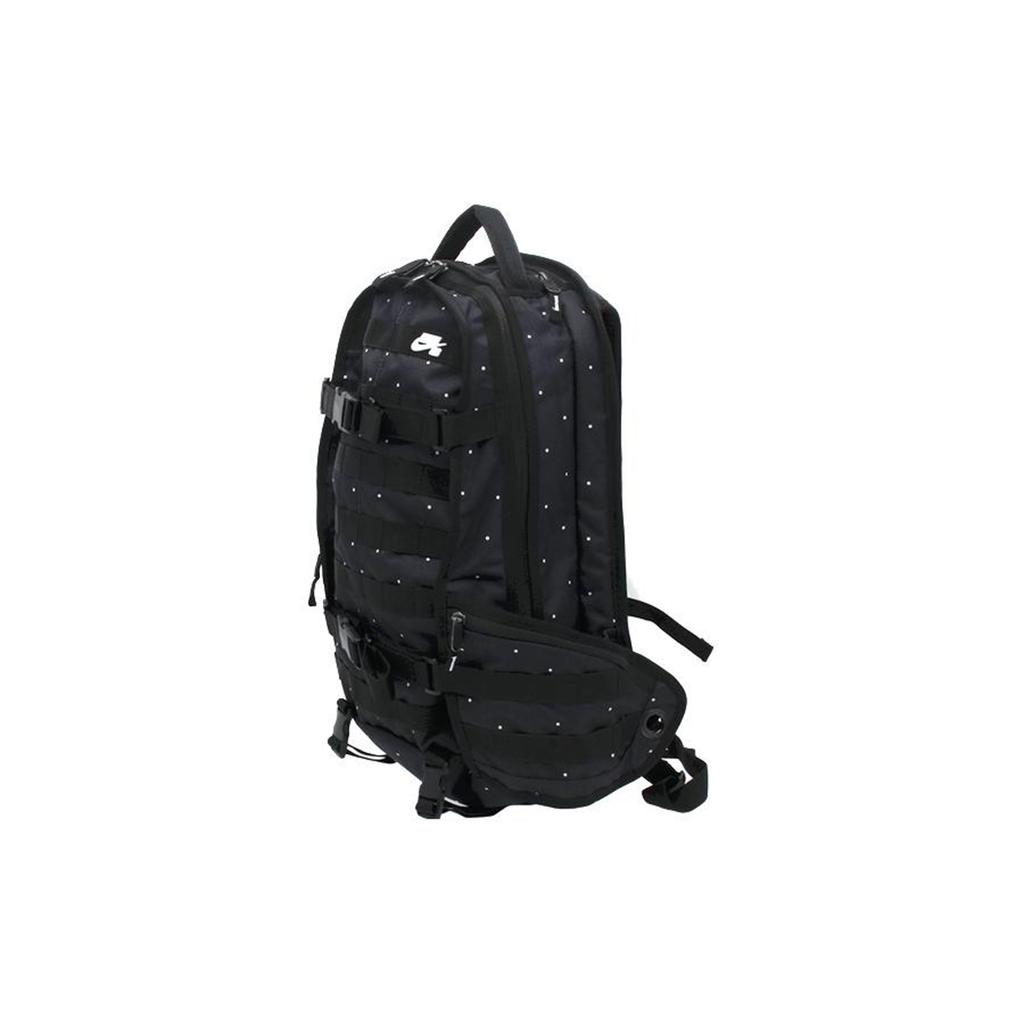 Nike Logo Nylon Backpack Unisex Backpacks Black BA4592-011