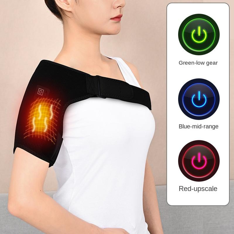 

3 IN 1 Electronic Shoulder Elbow Knee Massager Vibration Warmer Wrap Arthritis Pain Leg Joint Physiotherapy Heating Therapy Care