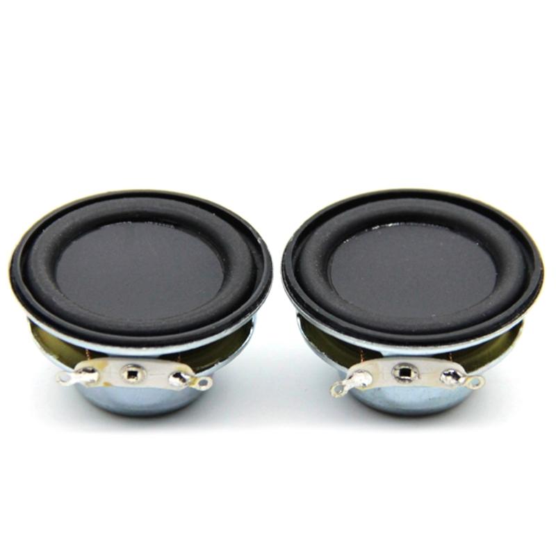 40mm Lautsprechereinheit Kompakt 1,5 Zoll 4 Ohm 5W Lautsprecher Ersatz Vielseitige Metall-Lautsprecherkomponente für tragbare Geräte