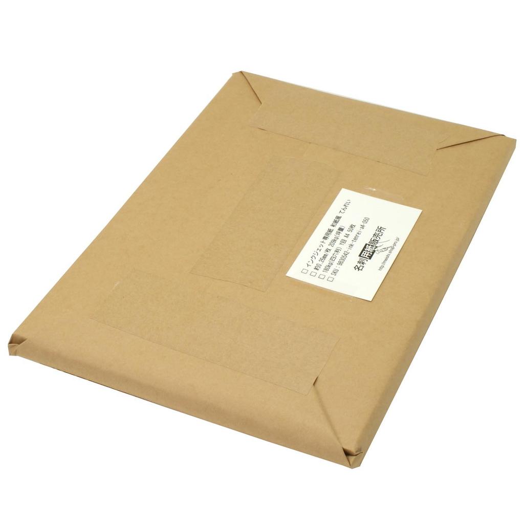 A4 Tenrei Western 50 L30 Washi-style Paper, Inkjet-specific Paper, Y-grain, Approx. 0.26mm/sheet, Sheets,