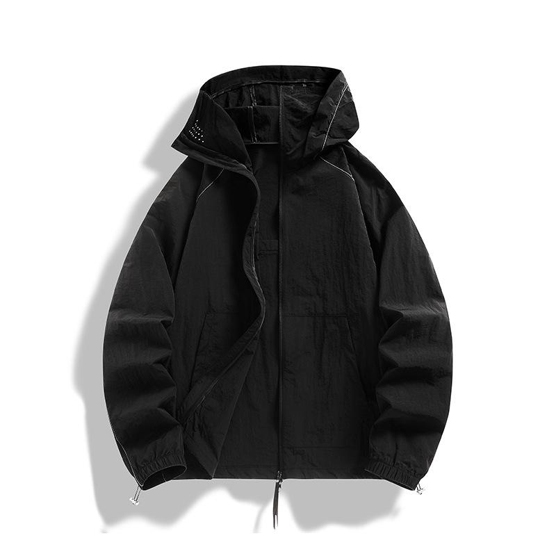 UPF50+ Hooded Sun Protection Workwear for Men & Women, Lightweight Breathable Outdoor Clothing