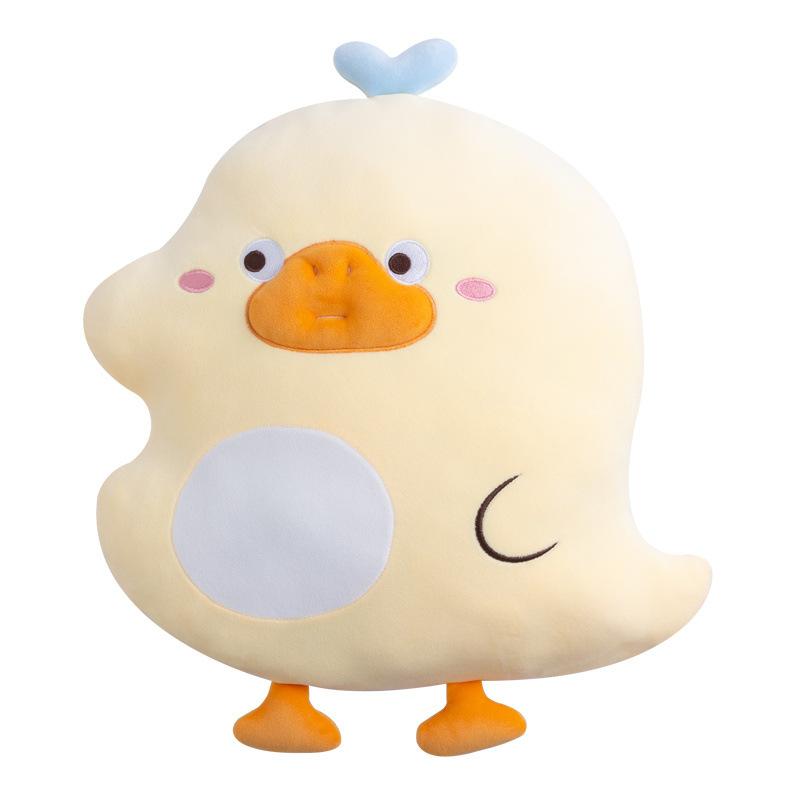 Cute Big Goose Yellow Duck Plush Toy Soft Cute Panda Elephant Pillow Blanket Practical Two-In-One Small Blanket