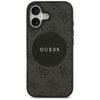 Guess 4G Circle Classic Logo MagSafe case for iPhone 17 black