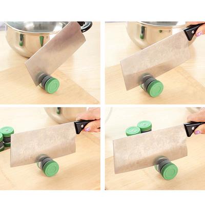 1 PZ Affilacoltelli Domestico Mini Affilacoltelli Pietra per Affilare Coltelli Cucina Buon Aiutante Accessori da Cucina Ruota Abrasiva