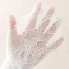 Women's Ruffle Socks Casual Mesh Lace Crew Socks Summer Ultra Thin Frilly Ankle Socks Soft Breathable Knit Socks