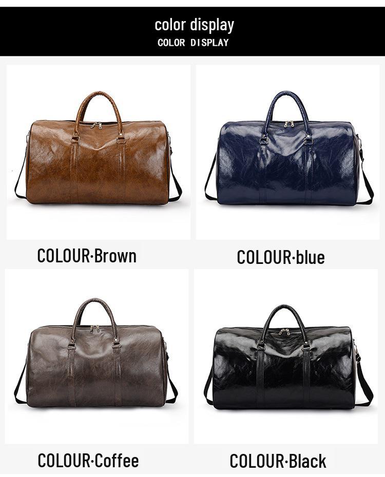 Men's Large Capacity Business & Travel Handbag - Short Trip Crossbody & Gym Bag