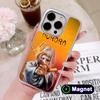 Aurora Aksnes Silver Plating Magsafe Mobile Phone Case for iPhone 17 16 15 14 13 12 11 Air Pro Max Plus Colorful Cover