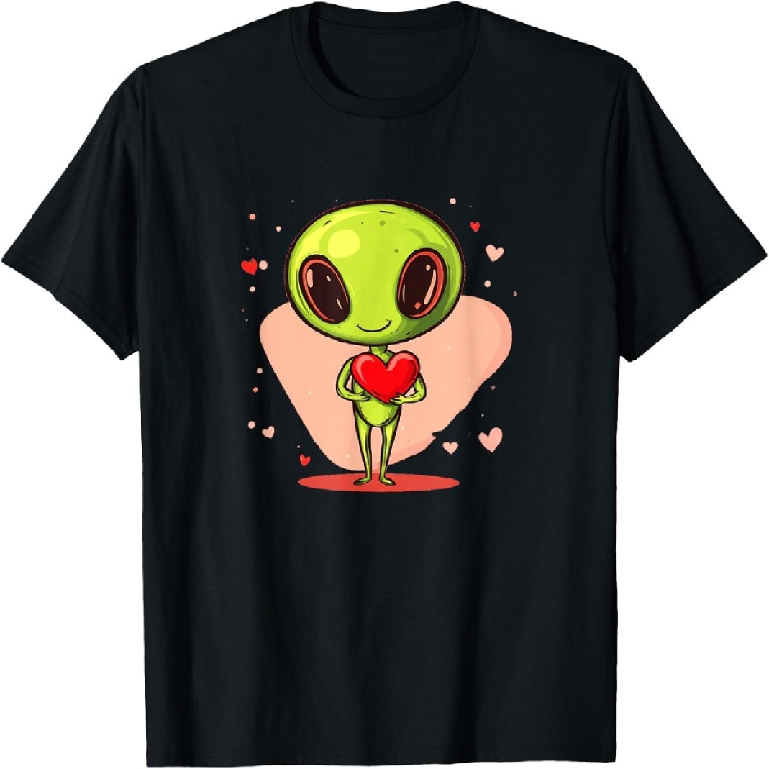 Galactic Valentine s Alien for an Interstellar Romance T-Shirt XXXXXL разноцветный