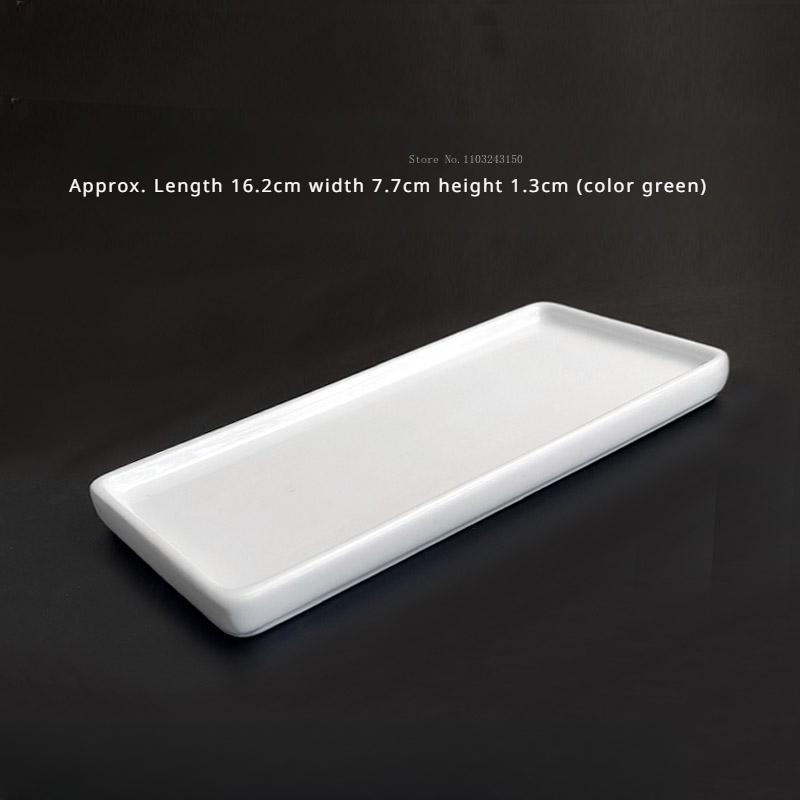 Rectangle Ceramic Pigment Dish Palette Easy To Clean Art Painting Supplies Watercolor/gouache/Chinese Painting Pigment Palette