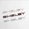 1X 3D ABS Silver Black Red SHELBY Emblem Car Badge Haed Decal For SHELBY Stikcer Accessories