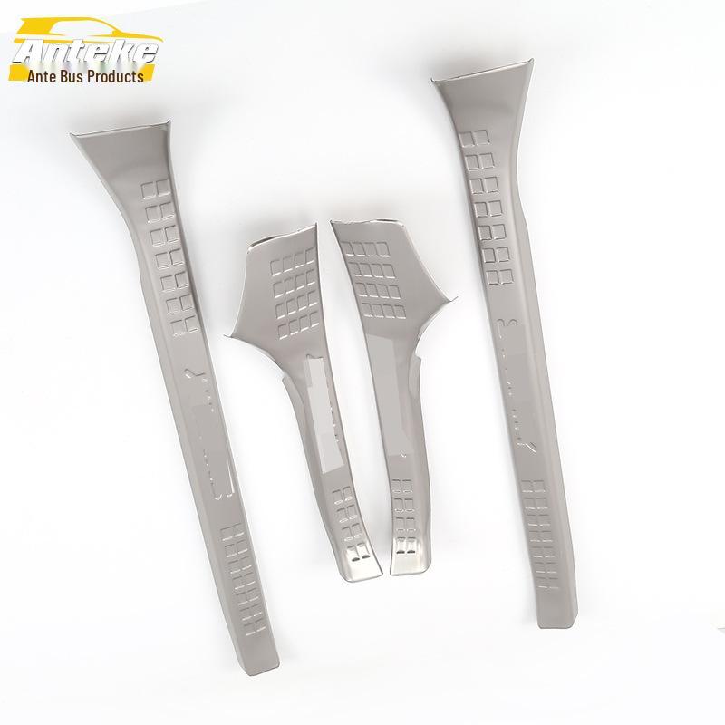 Old Sylphy Sill Strip: Stainless Steel Bumper Welcome Pedal Anti-Scratch Scuff Trim Sticker