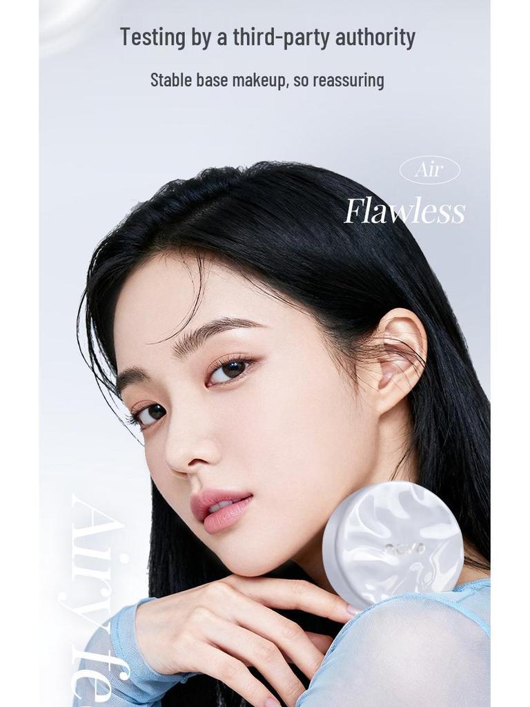 NOVO Cloud Fat Cream Glow Cushion Foundation & Concealer: Langanhaltend, Wasserdicht, Schweißfest, Weichzeichner-Effekt, Wischfest.