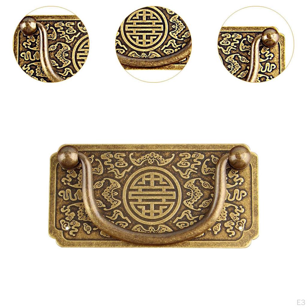 Brass Cabinet Pull Handle for Furniture, Drawer and Wardrobe Accessory Home