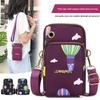 Multifunctional Outdoor Sports Running Arm Bag: Zipper Coin Purse & Crossbody Small Square Cell Phone Holder.