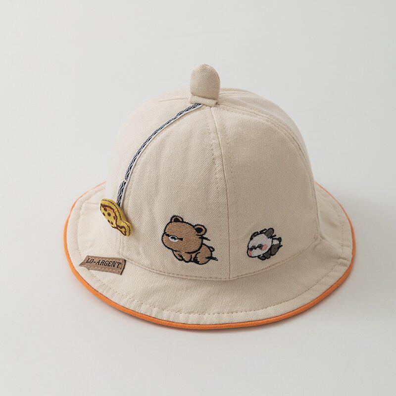 Korean Style Children's Sun Protection Lace Bucket Hat for Girls