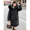 Women's Detachable Fur Collar Down Jacket