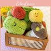 Realistic Soft Fruit Veggie Plushies Coral Fleece Stuffed Playroom Decor Gift