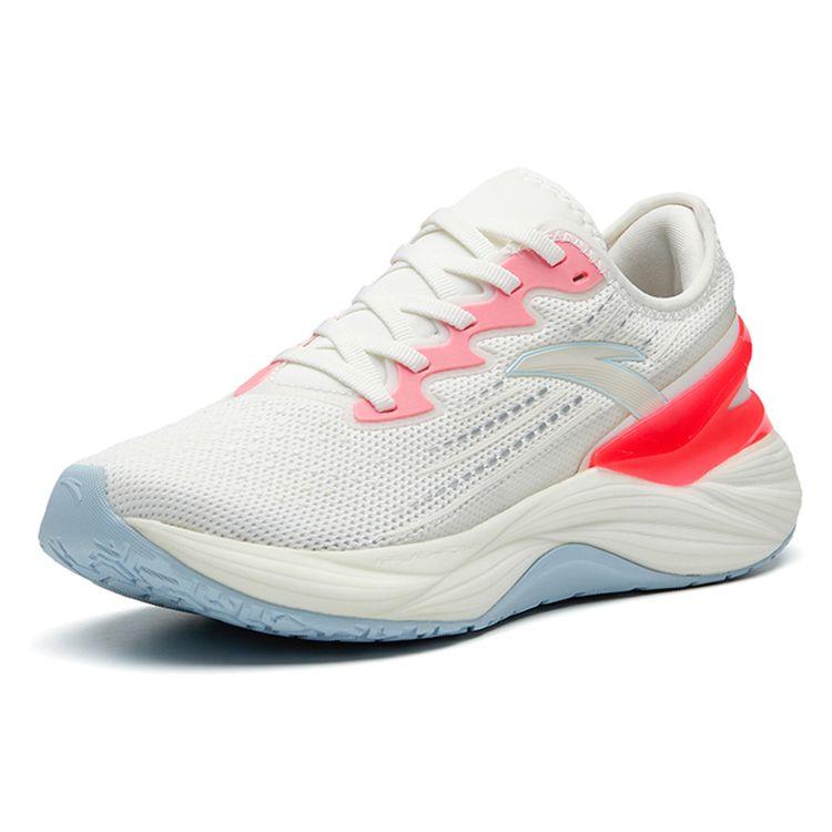 Anta 2.0 Professional Breathable Durable Low-Top Running Shoes Women Sneakers White Red 122215586-7