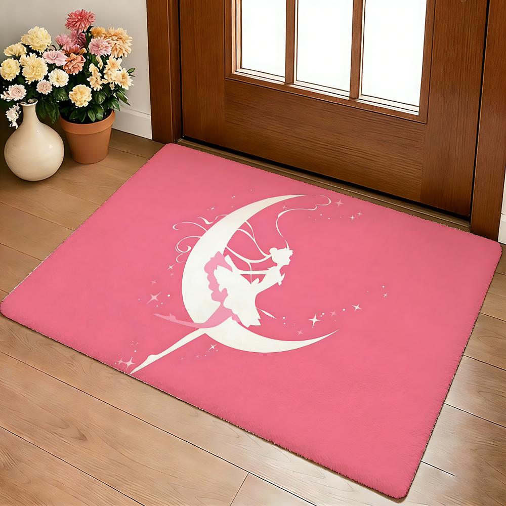 Heißer Anime S-Sailor M-Moon Fußmatte Gemütliche Flanell Weiche Dicke Rutschfeste Matte Für Wohnzimmer Schlafzimmer Küche Dekor Teppiche