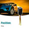 ACROPIX Car Relay 4 Pin 80A Universal Car Vehicle Motor with Fuse Relay Harness Black 1 Pack