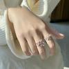 Adjustable Rings Elegant Minimalist Rings Gradient Flower Ring Opening Rings Women Jewelry