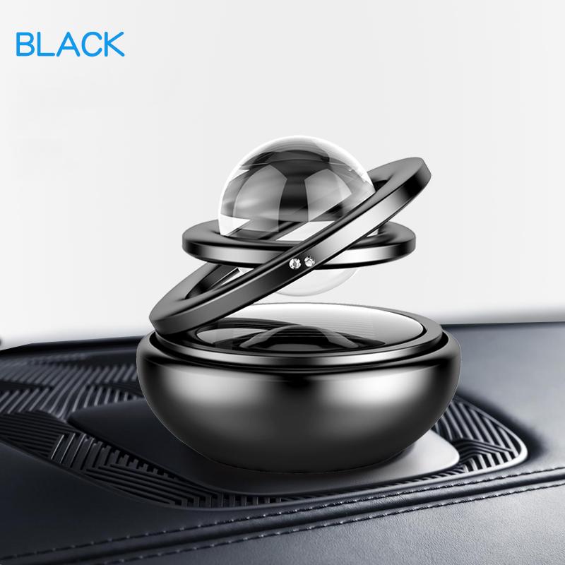 

Автомобильный двойной кольцевой вращающийся подвес на солнечной энергии, автоматический освежитель воздуха, дозатор ароматов, увлекательный маглев чёрный