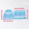 WTEMPO Autumn Winter Gradient Color Couple Knitted Scarf + Hat Set Thickened Warm Ear Protection Cold Resistant Knitted Hat Two-piece Set