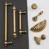 French-Style Vintage Brass Handles For Wardrobe Doors Drawers Cabinets Shoe Cabinets And Furniture In Antique Bronze Color