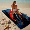 Proof Beach Towel with a Red Dead Redemption Pattern - Soft,absorbent,quick-drying,machine Washable - Perfect for Swimming,camping,bathing