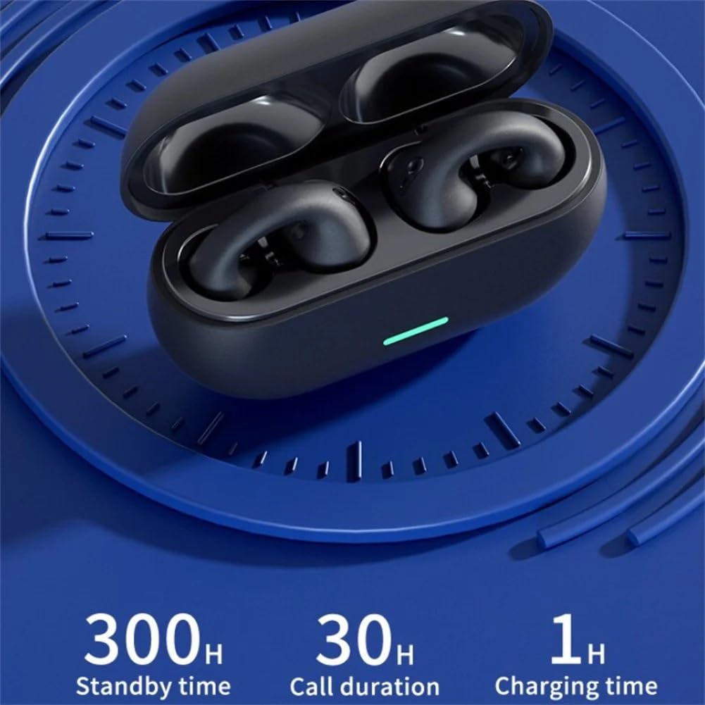 Bone conduction hearing aid for seniors, ear cuff-style earphones for listening while doing other things, an evolution of bone conduction headsets,