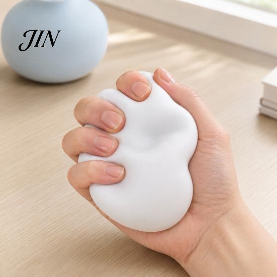 Soft Squeeze Ball Stress Relief Crunchy Soap Toy, Bead-Filled Fidget Non Relaxation Toy Rebound Shapeable Shaped Sensory Gift for Adults Kids