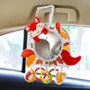 Caterbee Stroller Car Activity Animal for Baby Visual Development Toy & Mirror, Design, 0-36 Months, (Fox)