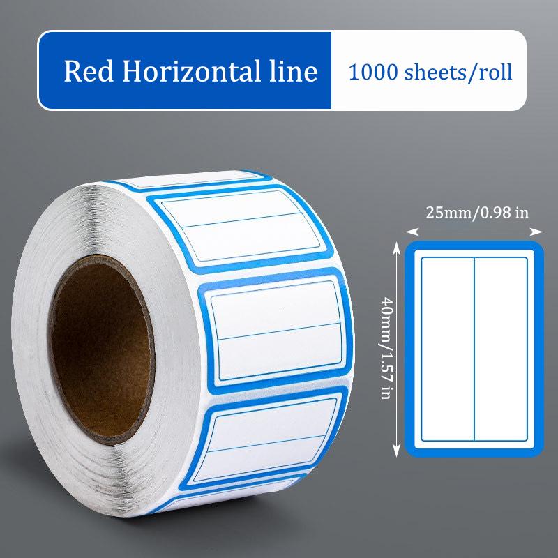 

Self-Adhesive Label Stick,1000 Sheets/Roll Sticky Notes,Printable And Handwritable,Adhesive Paper,Office And Study Supplie