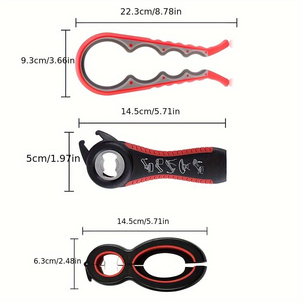 3Set of bottle openers and can openers Suitable for use by the elderly and those with limited dexterity Perfectly suitable for beer, wine, and canned