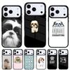 Cartoon Shih Tzu Dog Phone Case for iPhone 17 16 15 14 13 Pro Max Back Cover for 12 11 Pro Coque