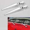 2x Chrome Window Windshield Wiper Blade Trim for 07-17Jeep Wrangler JK