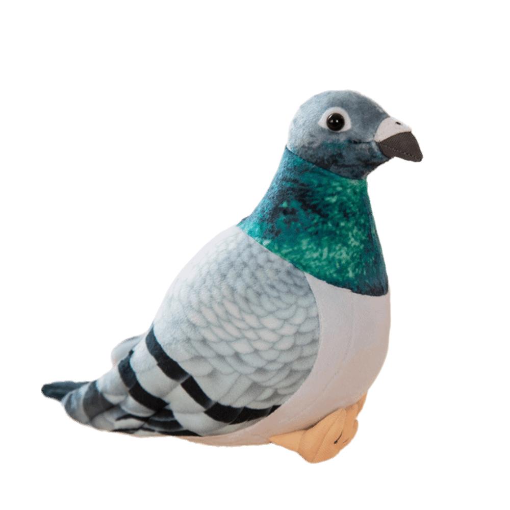 Soft Material Simulated Pigeon Plush Toy High Quality Realistic Pigeon Plush  Halloween Gift