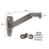 Aluminum Alloy Handrail Bracket Set for Stairway Support and Safety