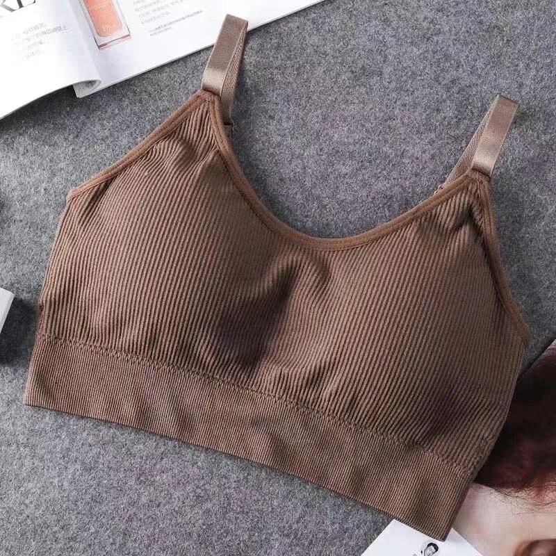 Women Seamless Brassiere Bra Full Cup Breathable Bralette Wire Free Comfort Sleep Bra Running Fitness Top High Quality Sport Top