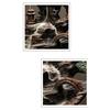 Resin Mountain Shape Smoke Waterfall Backflow Incense Burner Censer Holder Decor Aromatherapy Furnace Aromatic Office Home Craft