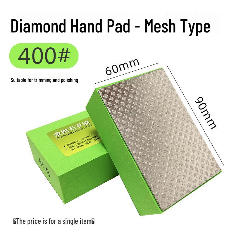 Diamond Hand Sanding Pad for Glass and Tile Edging